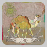 Dreamy Camels Dad Sticker stickers