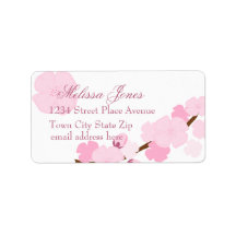 Dreamy Cherry Blossom Custom Address Label