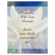 Dreamy Crocuses Flyer Design