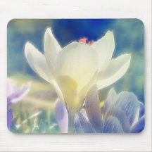 Dreamy Crocuses Mouse Pad