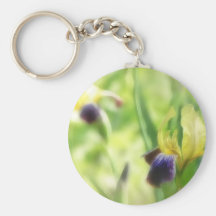 Dreamy Garden Irises Keychains