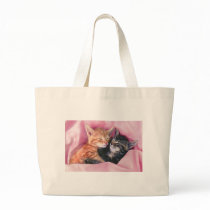 dreamy kittens tote bag