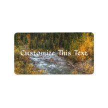Dreamy River Address Label