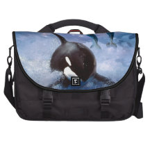 Dreamy Whale and dolphins Bag For Laptop