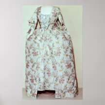 Dress belonging to the wife of Carl Linnaeus Posters