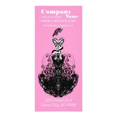 Dress Boutique Rack Card by samack