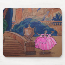 Dress Fashion Plate ~ Vintage French Deco Mousepads