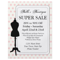 Dress Form Boutique Flyers