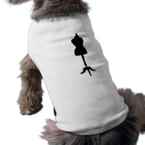 Dress Form Silhouette II Doggie Tee Shirt