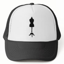 Dress Form Silhouette II Trucker Hats