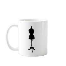 Dress Form Silhouette II Coffee Mug