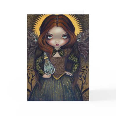 "Dress of Alchemy" Greeting Card by strangeling