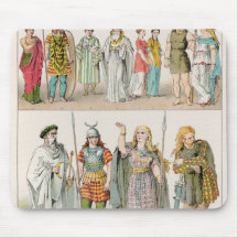 Dress of the Britons, Gauls and Germans Mousepad