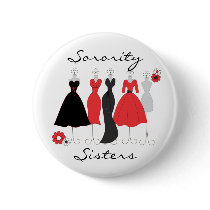 Dress Shop-Daisy Theme Pinback Button