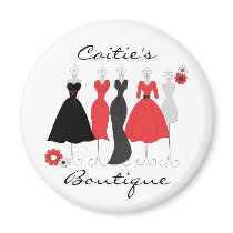 Dress Shop-Daisy Theme Magnets