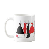 Dress Shop-Daisy Theme Coffee Mugs