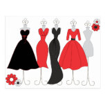 Dress Shop-Daisy Theme Post Cards