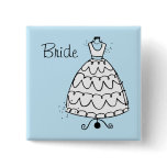 Dress Stand Bride Button