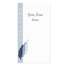 Dressage business card