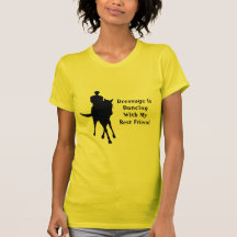 Dressage Dancing With Best Friend Horse T Shirt