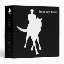 Dressage Horse Photo Custom Avery Binder