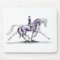 Dressage Horse Piaffe Trot Mouse Pad