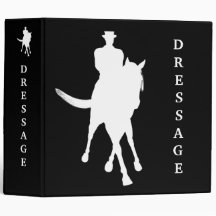 Dressage Horse Rider Photo Custom Avery Binder