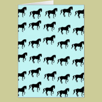 Dressage Horses Piaffe Pattern cards