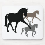 Dressage Horses Trio Mouse Pads