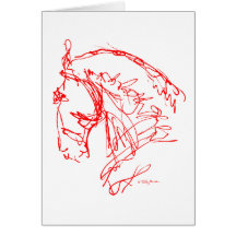 Dressage: Noble Nose Card - Red