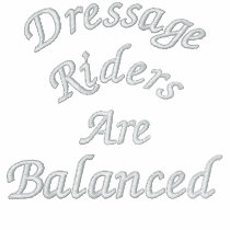 Dressage Riders Balanced Embroidered T Shirt