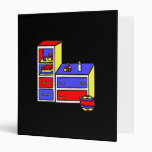 dresser primary coloured 3 ring binder