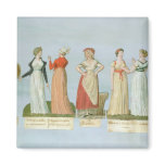 Dresses and costumes in vogue magnets
