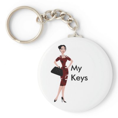 Dressy Dress Key Chain by trennea