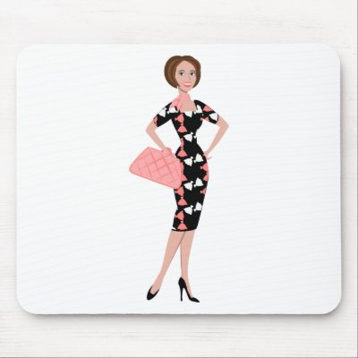 Dressy Dress Mouse Pad by trennea