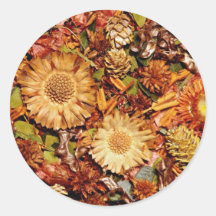 Dried flowers  flowers sticker
