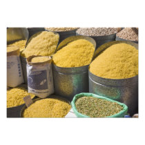Dried pasta and beans for sale, Marrakech, 2