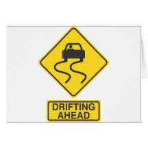 Drifting Ahead Greeting Cards
