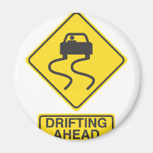 Drifting Ahead Refrigerator Magnet