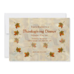Drifting Fall LeavesThanksgiving Custom Invitations