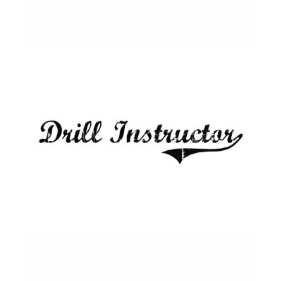Drill Instructor Professional Job Tshirts by jobshirt