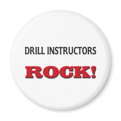 Drill Instructors Rock Refrigerator Magnet by jobshirt