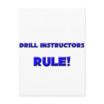 Drill Instructors Rule! postcards