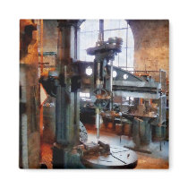 Drill Press Near Window Fridge Magnet