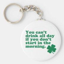 Drink All Day Shirt Keychain
