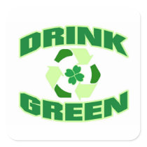 Drink Green (Clover) Sticker
