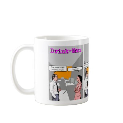 "Drink-Man's Pick-Up Lines" Coffee Mug by jjracine67