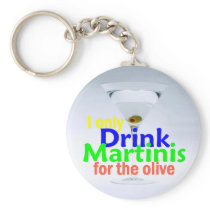 Drink MARTINIS Keychain