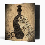Drink Me Bottle Binder