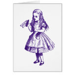 Drink Me Inked Purple Greeting Cards